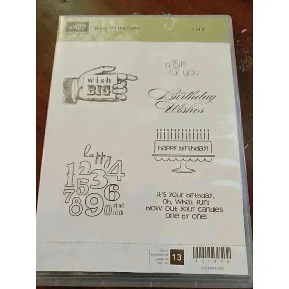 Stampin' Up!  Bring on the Cake   Stamp Set  ~ - Picture 1 of 2